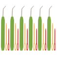 thumbnail image 3 of LEEYNEER18 Pcs DIY Yarn Crochet Crafts Stitching Needles Picks Hook, 3 of 8
