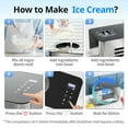thumbnail image 4 of TINANA 2.1QT Ice Cream Maker with Built-In Compressor, No Pre-Freezing, Stainless Steel, LCD Display & Timer, Yogurt Sorbet Gelato Maker, 4 of 8