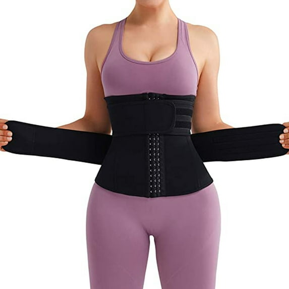 Lilvigor Workout Waist Trainer Corset for Women Neoprene Sauna Sweat Waist Trimmer Cincher Slimming Body Shaper Belt Girdle