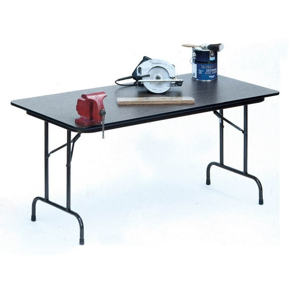 High Pressure Folding Table in Black Granite (30 in. x 60 in./Black Granite)
