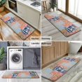 thumbnail image 6 of Pioneer Flower Floral Print Pattern Kitchen Rug Mat,Kitchen Runner Rugs Non Skid Washable,Decorative Kitchen Floor Mats for Kitchen,Sink,Laundry,17"x47.2", 6 of 7