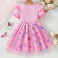 thumbnail image 3 of Grblisyd Toddler Tutu Dress Little Girls Fluffy Summer Dresses Casual Party Butterfly Tulle Sundress for Kids 2-6Y, 3 of 6