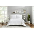 thumbnail image 6 of Better Homes & Gardens Embroidery Stripe Quilt Full/Queen, Gray, 6 of 11