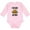 AD-Pink, variant on Weightlifting Funny Future Lifter Boys or Girls Long Sleeve Baby Bodysuit