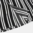 thumbnail image 2 of XDZJLR Men Shirt Summer Casual Hawaii Striped Print Short Sleeve Turn Down Fashion Tee, 2 of 5