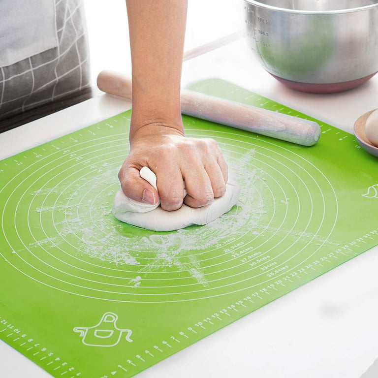 Silicone Baking Mat Dough Cutter 20'' X 16 Extra Thick Kneading Rolling  Mat