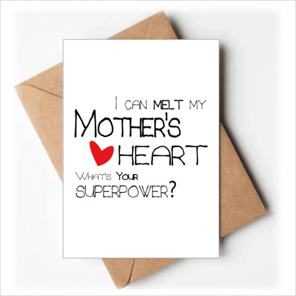 I Can Melt My Mother's Heart Best Mom Love Greeting Cards You are Invited Invitations
