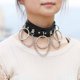 thumbnail image 3 of Minnieouse Moda cosplay Harajuku Punk Rock gótico Collar Sexy PU cuero Collar gargantilla Collar accesorios para el cuerpo Ropa, zapatos y accesorios Miscelánea negro Minnieouse AP00215-01B, 3 of 6