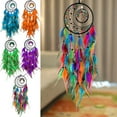 thumbnail image 7 of Steadline Handmade Dreamcatcher Wall Hanging,Bohemian Tree of Life Decor,Feather and Bead Room Decoration,Spiritual Home Accessories,Scandinavian Style Gift, 7 of 7