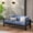 Blue, variant on SUNVIVI Patio Furniture Aluminum Loveseat, All-Weather Outdoor Sofa Couch, Metal Chair with Cushions