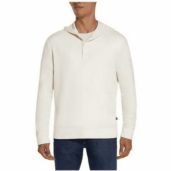 Gap Men's Medium Cream Henley Hoodie Cream XL