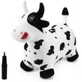 thumbnail image 3 of TOY Animales hinchables para niños pequeños, caballo hinchable, vaca hinchable, juguetes para saltar en interiores y exteriores para niños pequeños, regalo para 18 meses, 2, 3 y 4 años, 3 of 4