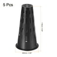 thumbnail image 2 of Uxcell Plastic Flower Pot Hole Mesh Pad Cone Shape Plants Bottom Grid Drainage Screen 118 x 65mm, Black Pack of 5, 2 of 5