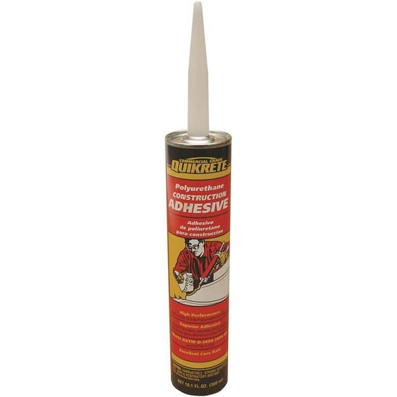 Quikrete 9902-10 Polyurethane Construction Adhesive, 10.1 oz Tube