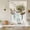 Beige, variant on Spring Flowers Balloon Curtains for Living Room/French Door, Farmhouse Hydrangea Sunflowers Bunny on Linen Tie Up Curtains 63 Inch Length Energy Saving Kitchen Curtains Shades for Windows 42"x63"