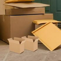 GOOHOCHY 10pcs Shipping Boxes Small Cardboard Boxes Kraft Corrugated Boxes Mailer Shipping Mailer Small Mailing Packing Boxes For Packing Moving Mailing Storage