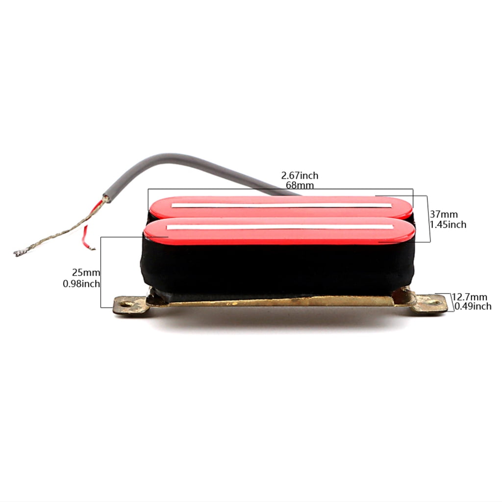 Zeiwohndc Double Coil Pickups Neck Bridge Replacements Accessories Electric Guitar Part