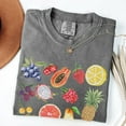 thumbnail image 2 of Comfort Colors Fruit Graphic T-Shirt - Colorful Summer Fruits Tee, Tropical Fruit Shirt, Aesthetic Watercolor Food Lover Gift Top, 2 of 7