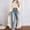 Beige, variant on Womens Blouses Crewneck Long Sleeve Solid Color Basic Y2K T-Shirts Casual Summer Spring Lace Tops