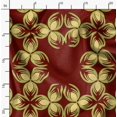thumbnail image 2 of Soimoi Red polyester Crepe Fabric Florals Floral Print Fabric by the Yard 42 Inch Wide, 2 of 6