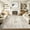 Beige, variant on GAOMON 2x6 Runner Rug Vintage Florla Print Machine Washable Rug Stain Resistant Indoor Carpet Runner Rug with Non Slip Backing Low Pile Floor Cover for Home Decor Hallway Laundry Entryway,Black
