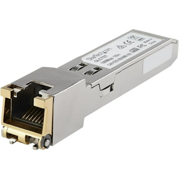 StarTech.com Dell EMC SFP-1G-T Compatible SFP Module, 1000BASE-T, 1GE Gigabit Ethernet SFP to RJ45 Cat6/Cat5e Transceiver, 100m