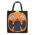 thumbnail image 1 of Teeth Window Treat Bag Pumpkin, 1 of 7
