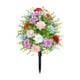 thumbnail image 2 of Flor de rosa simulada de color mixto Decoración del jardín con estaca de suelo con clavo, 2 of 6