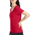 thumbnail image 3 of Hanes Womens Nano-T V-Neck Tee, 3 of 3