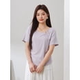 thumbnail image 4 of Pleated waist tencel cotton top, 4 of 7