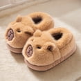 thumbnail image 4 of Peludos Capibara Felpa Suela Gruesa Bonita para Interior, 4 of 9
