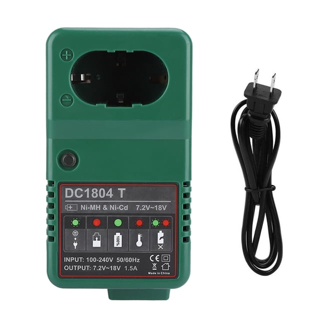 Protecciones de múltiples niveles Cargador de batería Ni MH DC 7.2V 18.0V Cargador Ni MH para MAKITA - Enchufe de EE. UU.