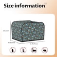 thumbnail image 5 of Lsque Skull cute organ Print 4 Slice Toaster Cover , Kitchen Appliance Dustproof Protector , Toaster Protector Dustproof Kitchen Appliance Cover, 5 of 7