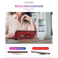 thumbnail image 6 of LeYi Compatible for iPhone XR Case, iPhone XR Case for Women Men, [Military-Grade] Phone Case with Ring Kickstand for Apple iPhone XR, Red, 6 of 9