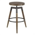 thumbnail image 3 of INK+IVY Frazier 24.25" Solid Acacia Wood and Metal Counter Stool in Brown, 3 of 7