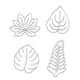 thumbnail image 1 of Galleta Niequista Molde Lavable Reutilizable Lindo Historieta Pascua Biscuit Moldes Festival de interior Celebración Horneado Herramienta decorativa 4 piezas Planta Advancent HA028317-03, 1 of 7