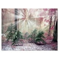 thumbnail image 2 of Forêt Mauve avec Rayons de Soleil - Impression d'Art Photo de Paysage sur Toile, 2 of 3
