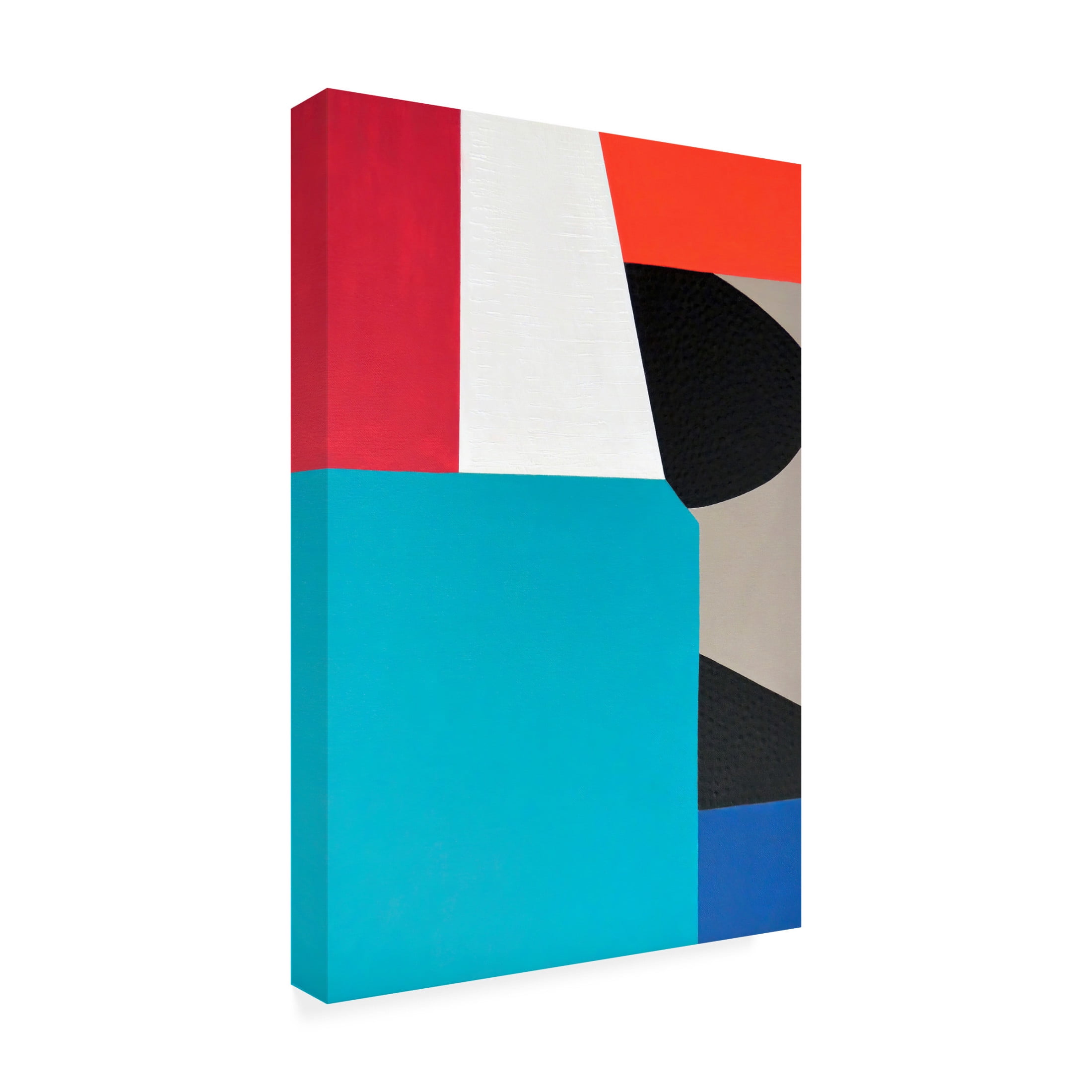 Canvas Wall Art - Sylvie Hamou 'A Colorful Existence I' Wall Art for Living Room, Bedroom, or Office Décor by Trademark Fine Art - 12 x 19 Inches