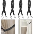 thumbnail image 3 of 4 Pcs Curtain Tiebacks Curtain Tie Rope Knitting Hand Knitting Curtains Tied Rope for Decorative Drapes Holdback and Braided Curtain Tiebacks, 3 of 5
