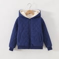 thumbnail image 5 of 7-8 Years Big Boys Quilted Hooded Jacket Fleece Lined Zip Up Lightweight Padded Coat, 5 of 6