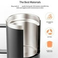 thumbnail image 4 of de Café Autocalentable de Doble Capa de Acero Inoxidable 304, Calentador de Tazas para Bebidas con Juego de Tazas para Escritorio, Hogar y Oficina, 4 of 5