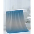 thumbnail image 3 of Blue Grey Ombre Towel Set of 3, Soft Microfiber Bath Towels, Hand Towel, Washcloths, Gradient Contemporary Abstract Art Quick-Dry Absorbent Towels for Bathroom Kitchen Hotel Beach Gym Spa, 3 of 7