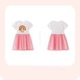 thumbnail image 3 of Bellafa Toddler Girls Tutu Dresses Ruffle Short Sleeve Summer Dress Prinecess Unicorn Birthday Party Tulle Dress 2-7Y, 3 of 7