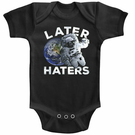 

Cosmic Society Later Haters Baby Body Suit - 6 Months Black