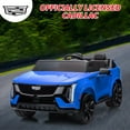 thumbnail image 4 of 2 Seater Kids Ride On Car for Toddlers Battery Powered Ride On Truck with 2.4G Remote Control, Spring Suspension, Music, 4 of 9