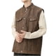 thumbnail image 4 of Ceisia Men's Standing Collar Solid Color Outerwear Gift - PU for Daily & Outdoor Wear, 4 of 9