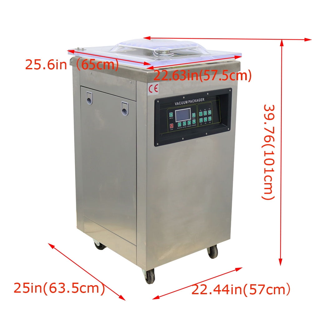 Vacuum Sealing Packaging Machine Single Chamber Stainless Steel Commercial 110V 900W