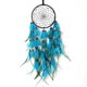 thumbnail image 1 of Atrapasueños de plumas azul claro, decoración para habitación de niña, atrapasueños indio creativo hecho a mano, colgante con cuentas de ratán., 1 of 4