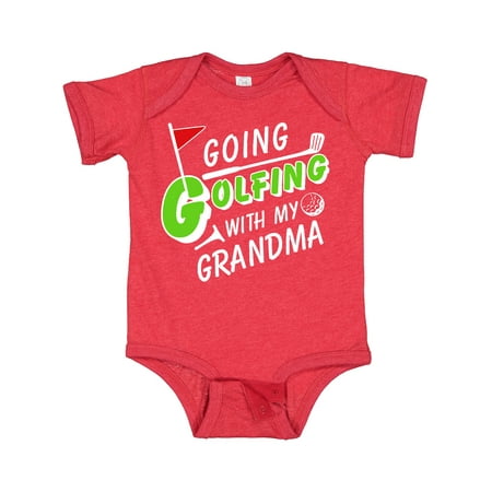 

Inktastic Going Golfing with My Grandma- Kids Golf Gift Baby Boy or Baby Girl Bodysuit