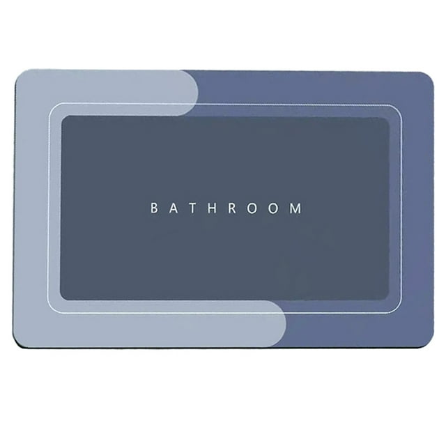 Tapis de Bain Tapis de Salle de Bain Doux Tapis de Bain Absorbant Tapis de Bain pour Salle de Bain Sol-Facile Tapis de Bain Propre Tapis de Douche Évier Tapis